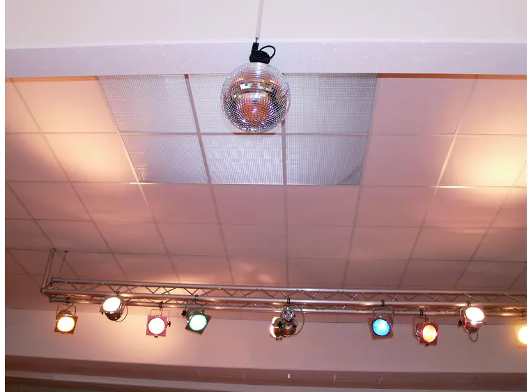 EUROLITE T-36 Pinspot with plug, silver 